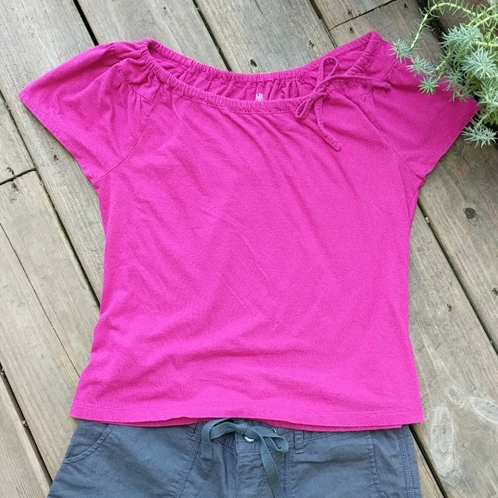Fushia summer tee
